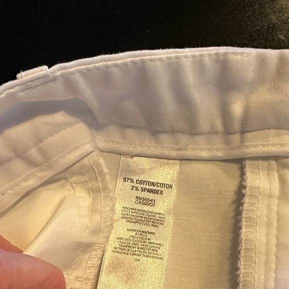 Van Heusen Studio White Straight Leg Trousers
With Front and Back Pockets - Picture 7 of 7